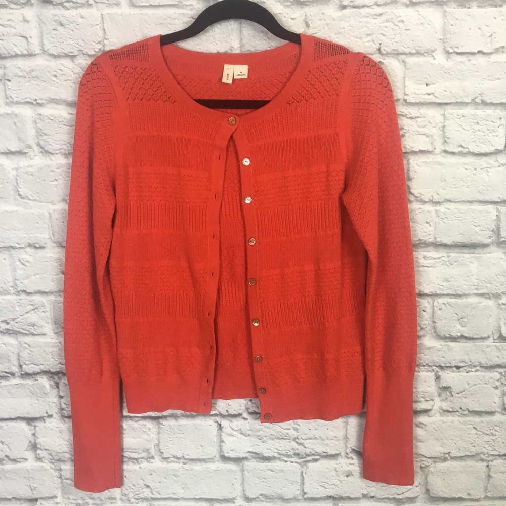 💥SOLD💥LAST CALL!! Anthro Moth Flame Cardigan